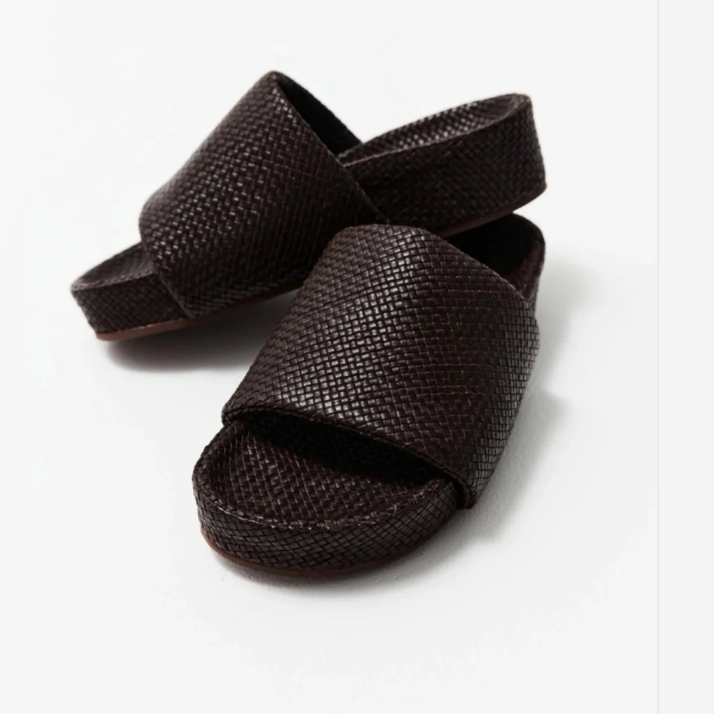 ST. AGNI Woven Everyday Flatform Slide